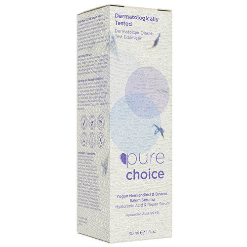 Pure Choice Yoğun Nemlendirici ve Onarıcı Bakım Serumu 30 ml