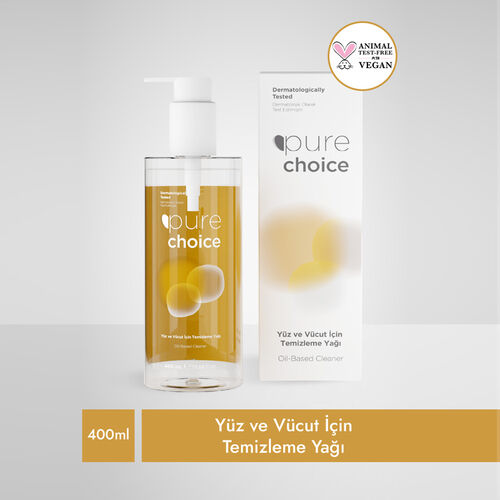 Pure Choice Yüz ve Vücut için Temizleme Yağı 400 ml