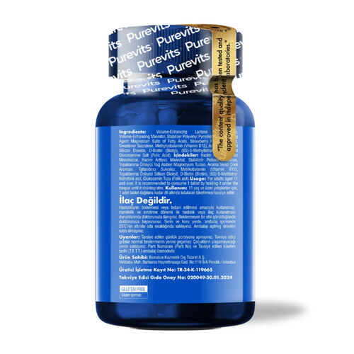 Purevits B12 Complex Takviye Edici Gıda Dilaltı 30 Tablet