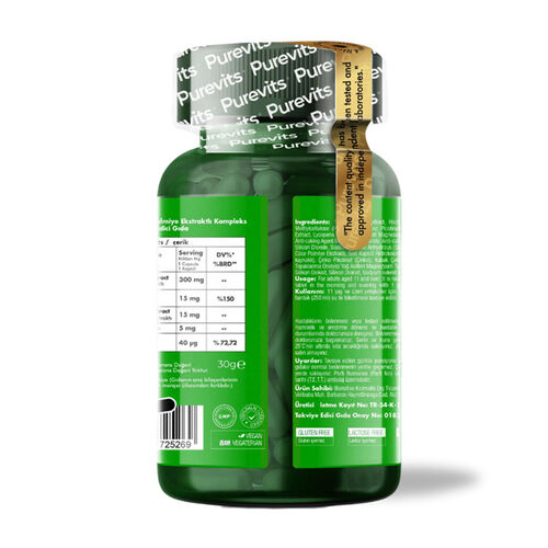 Purevits Saw Palmetto Complex 60 Vegan Kapsül