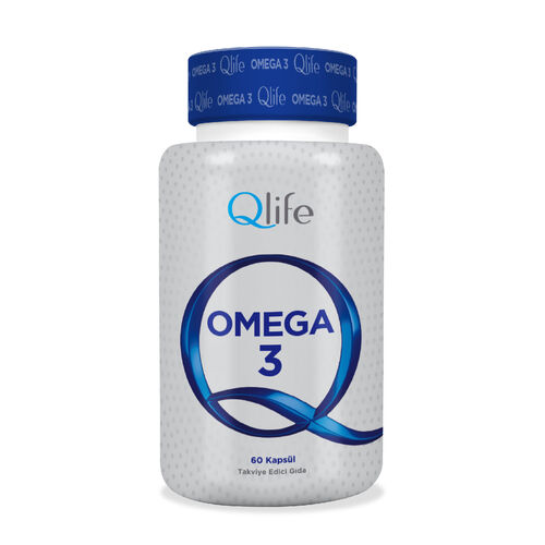 Qlife Omega 3 Takviye Edici Gıda 60 Kapsül