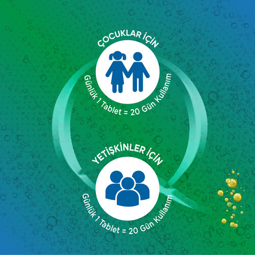 Qlife Tripple Effect Kids Takviye Edici Gıda 20 Efervesan Tablet