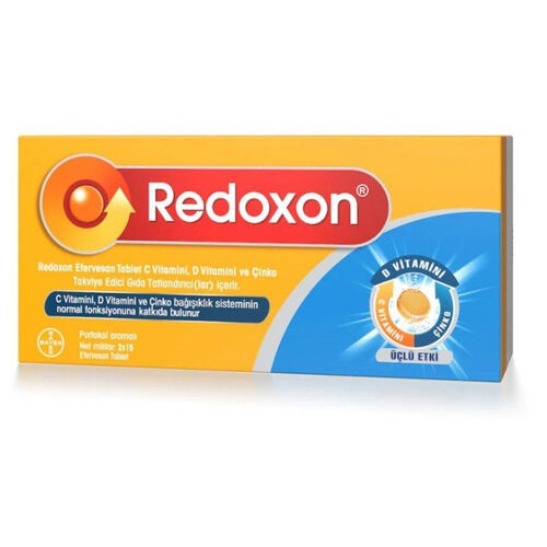 Redoxon Üçlü Etki Takviye Edici Gıda 30 Efervesan Tablet