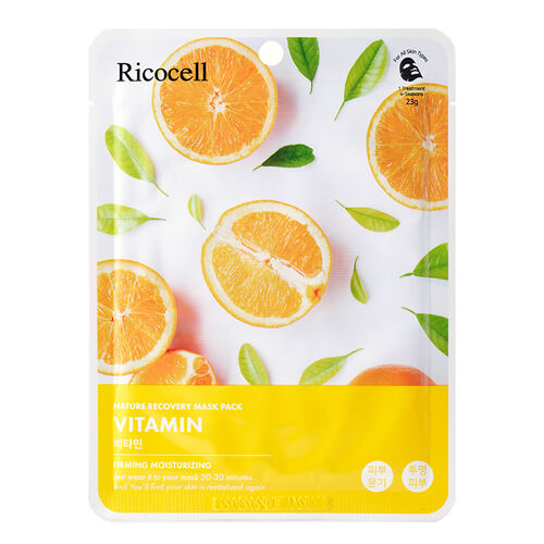 Ricocell C Vitamini İçeren Nemlendirici ve Aydınlatıcı Maske 23 g