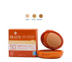 Rilastil Sun System SPF50+ Uniforming Compact Cream 10 gr - 01 Beige - Thumbnail