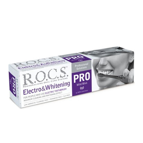 Rocs Pro Elektro - Beyazlatma Hafif Naneli Diş Macunu 60 ml