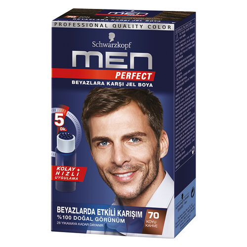 Men Perfect Saç Boyası 70-Koyu Kahve 80ml