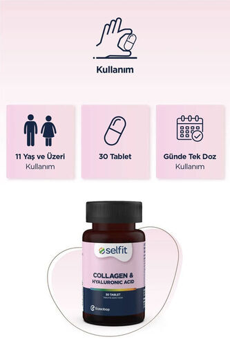 Selfit Collagen Hyaluronic Acit 30 Tablet