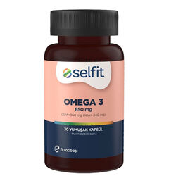 Selfit Omega 3 650 Mg 30 Yumuşak Kapsül - Thumbnail