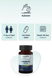 Selfit Vitamin B12 1000 Mcg 100 Dilaltı Tablet - Thumbnail