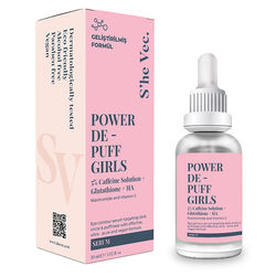 She Vec Power De Puff Girls Caffeine + Glutathione + HA 30 ml - Thumbnail