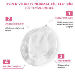 Sinoz Hyper Vitality Normal Ciltler Yüz Temizleme Jeli 400 ml - Thumbnail