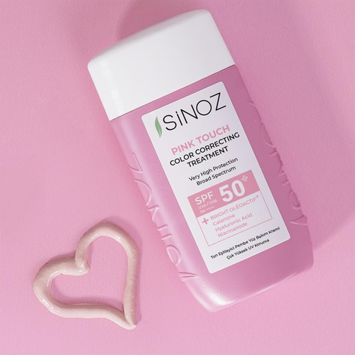 Sinoz Pink Touch Ton Eşitleyici Pembe Yüz Bakım Kremi 50 ml