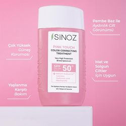 Sinoz Pink Touch Ton Eşitleyici Pembe Yüz Bakım Kremi 50 ml - Thumbnail