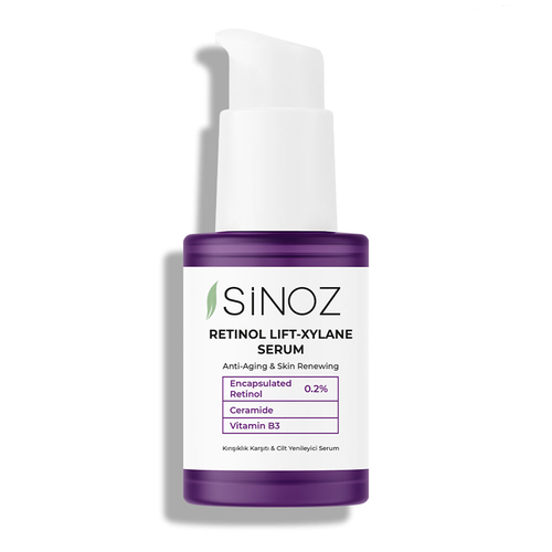 Sinoz Retinol Lift-Xylane Kırışıklık Karşıtı ve Cilt Yenileyici Serum 30 ml