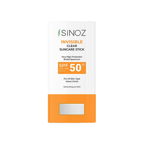 Sinoz SPF50+ Nemlendirici Yüksek Korumalı Şeffaf Stick Güneş Kremi 15 gr