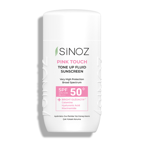 Sinoz SPF50 Pink Touch Aydınlatıcı Fluid Güneş Kremi 50 ml