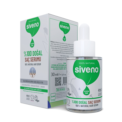 Siveno %100 Doğal Saç Bakım Serumu 30 ml