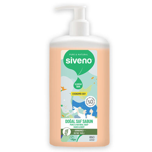 Siveno Defne Yağlı Doğal Sıvı Sabun 1L