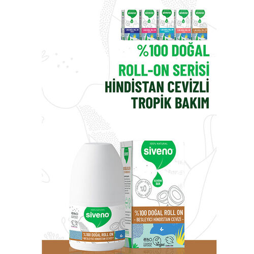 Siveno Doğal Besleyici Hindistan Cevizi Özlü Roll-On 50 ml