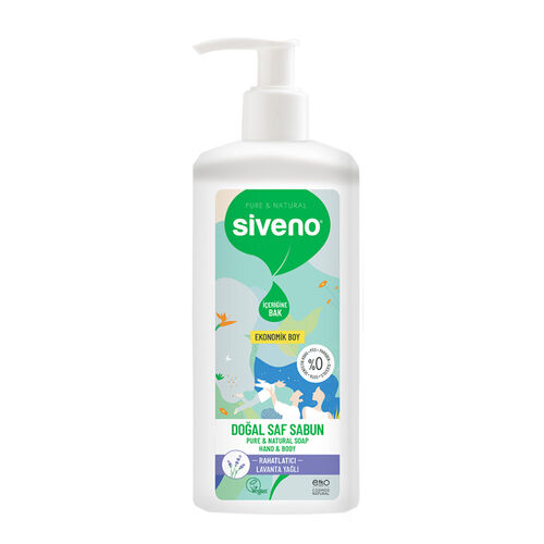 Siveno Lavanta Yağlı Doğal Sıvı Sabun 1L