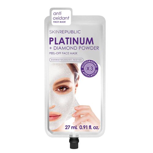 Skin Republic Platinum + Diamond Powder Peel-Off Face Mask 25 ml