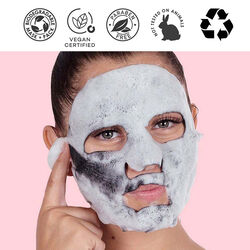 Skin Republic Bubble Purifying + Charcoal Face Mask Sheet 25 ml - Thumbnail