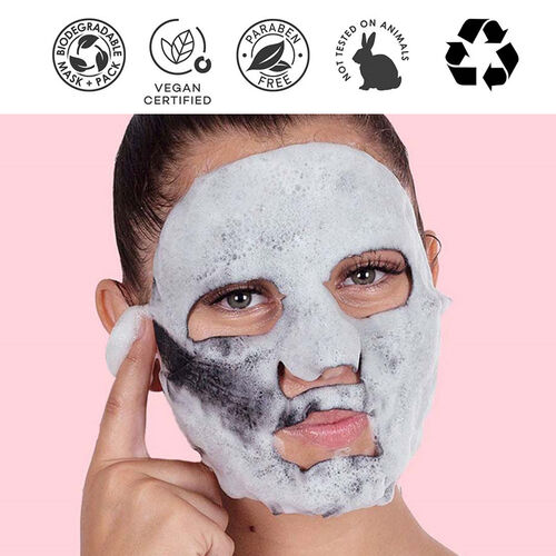 Skin Republic Bubble Purifying + Charcoal Face Mask Sheet 25 ml