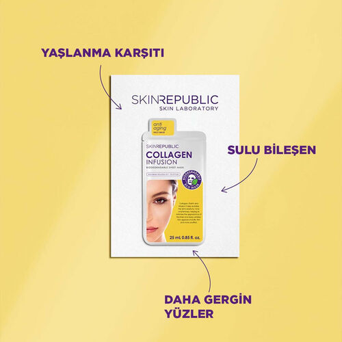 Skin Republic Collagen Infusion Face Mask Sheet 25 ml
