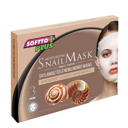 Softto Plus Salyangoz Özlü Cilt Maskesi 25 ml x 3