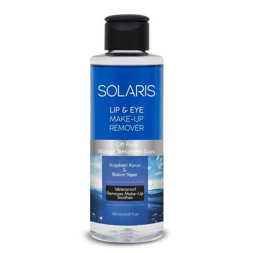 Solaris Göz Makyaj Temizleme Suyu Çift Fazlı 150 ml
