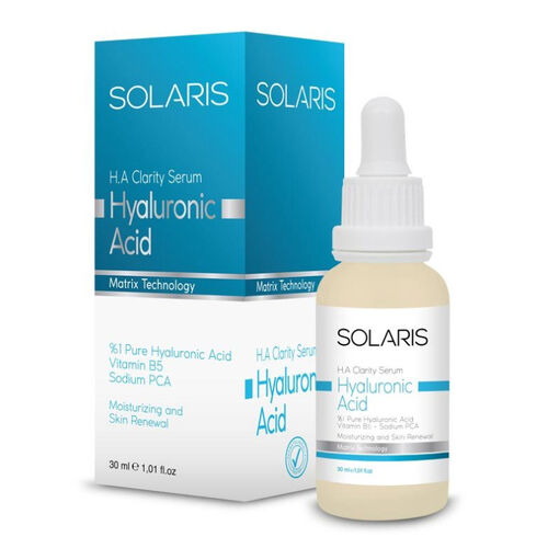 Solaris Hyaluronic Acid Cilt Bakım Serumu 30 ml