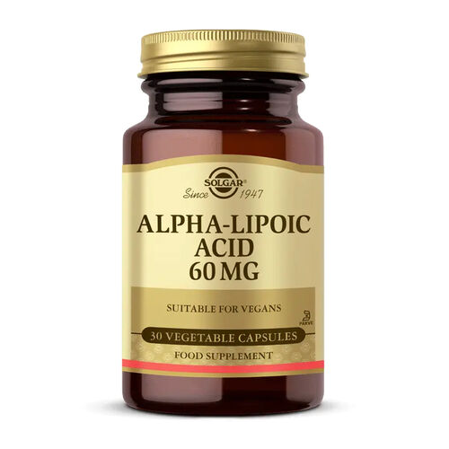Solgar Alpha Lipoic Acid 60 mg 30 Kapsül