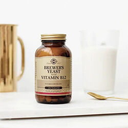 Solgar Brewers Yeast with Vitamin B 12 250 Tablet - Thumbnail