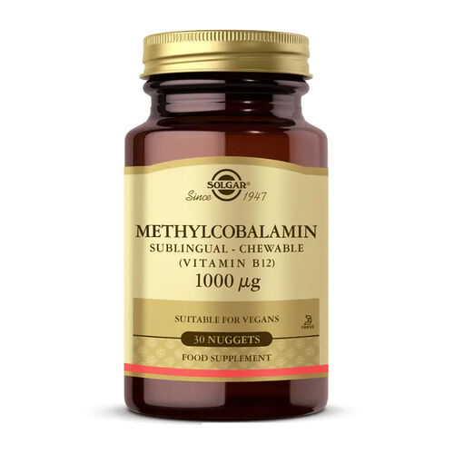 Solgar Methylcobalamin (B12) 1000 mcg 30 Dilaltı Tablet