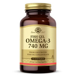 Solgar Omega-3 740 Mg Fish Gel 50 Yumuşak Jelatinli Kapsül - Thumbnail