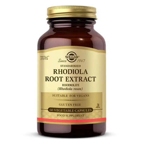 Solgar Rhodiola Root Extract 60 Bitkisel Kapsül