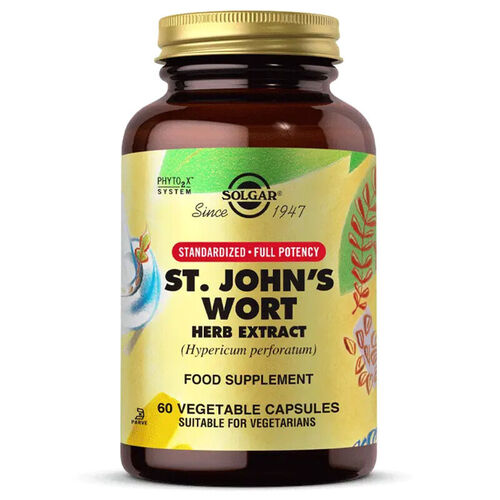 Solgar St.John's Wort Herb Extract 60 Bitkisel Kapsül