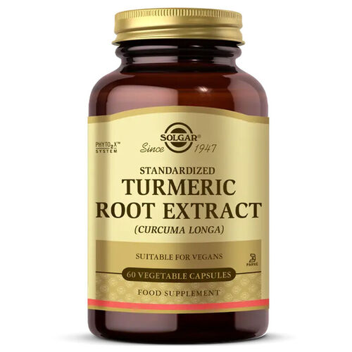 Solgar Turmeric Root Extract 60 Bitkisel Kapsül