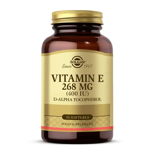 Solgar Vitamin E 400 IU 50 Yumuşak Jelatin Kapsül