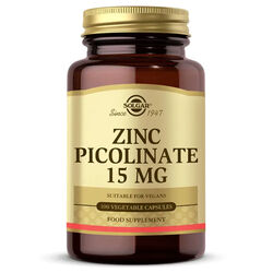 Solgar Zinc Picolinate 15 mg 100 Bitkisel Kapsül - Thumbnail