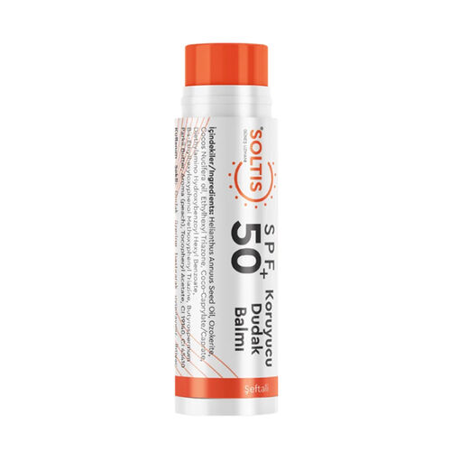 Soltis Yoğun Nemlendirici ve Dolgunlaştırıcı Dudak Balmı SPF50+ 5 ml - Şeftali