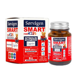 Sorvagen Smart Kids Sitikolin DHA Takviye Edİci Gıda 0,5 ml x 60 Adet - Thumbnail