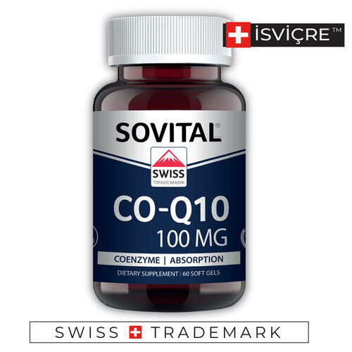 Sovital CO - Q10 100 mg Takviye Edici Gıda 60 Yumuşak Kapsül