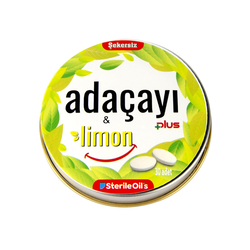 Sterile Oils Adaçayı ve Limon Şekersiz Pastil 30 Adet - Thumbnail