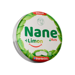 Sterile Oils Nane ve Limon Şekersiz Pastil 30 Adet - Thumbnail