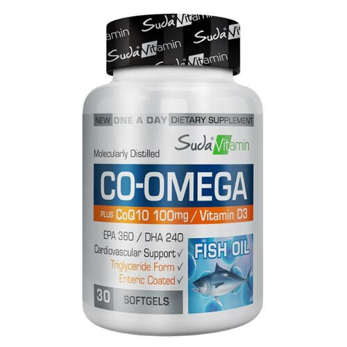 Suda Vitamin CO-Omega Coenzyme Q10 30 Yumuşak Kapsül