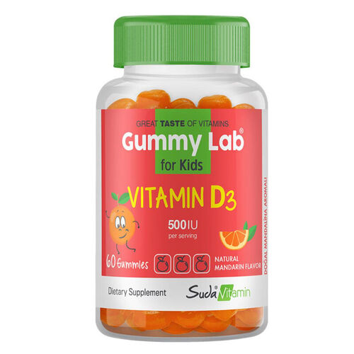 Suda Vitamin Gummy Lab For Kids Vitamin D3 60 Gummy
