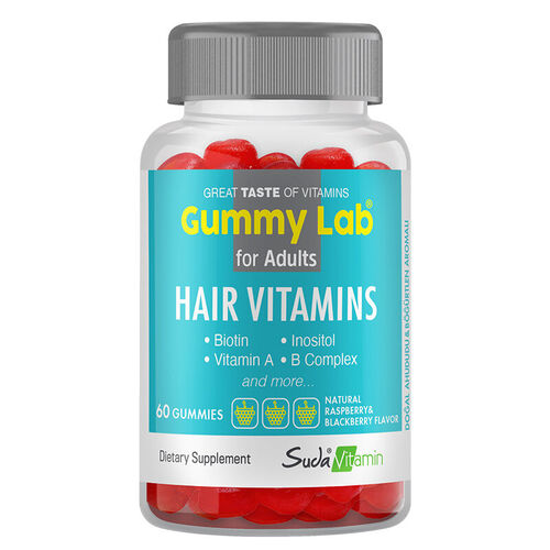 Suda Vitamin Gummy Lab Hair Vitamins 60 Gummy