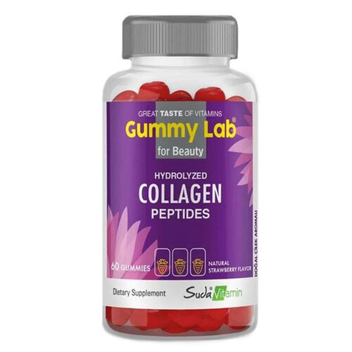 Suda Vitamin Gummy Lab Hydrolyzed Collagen Peptides 60 Gummy